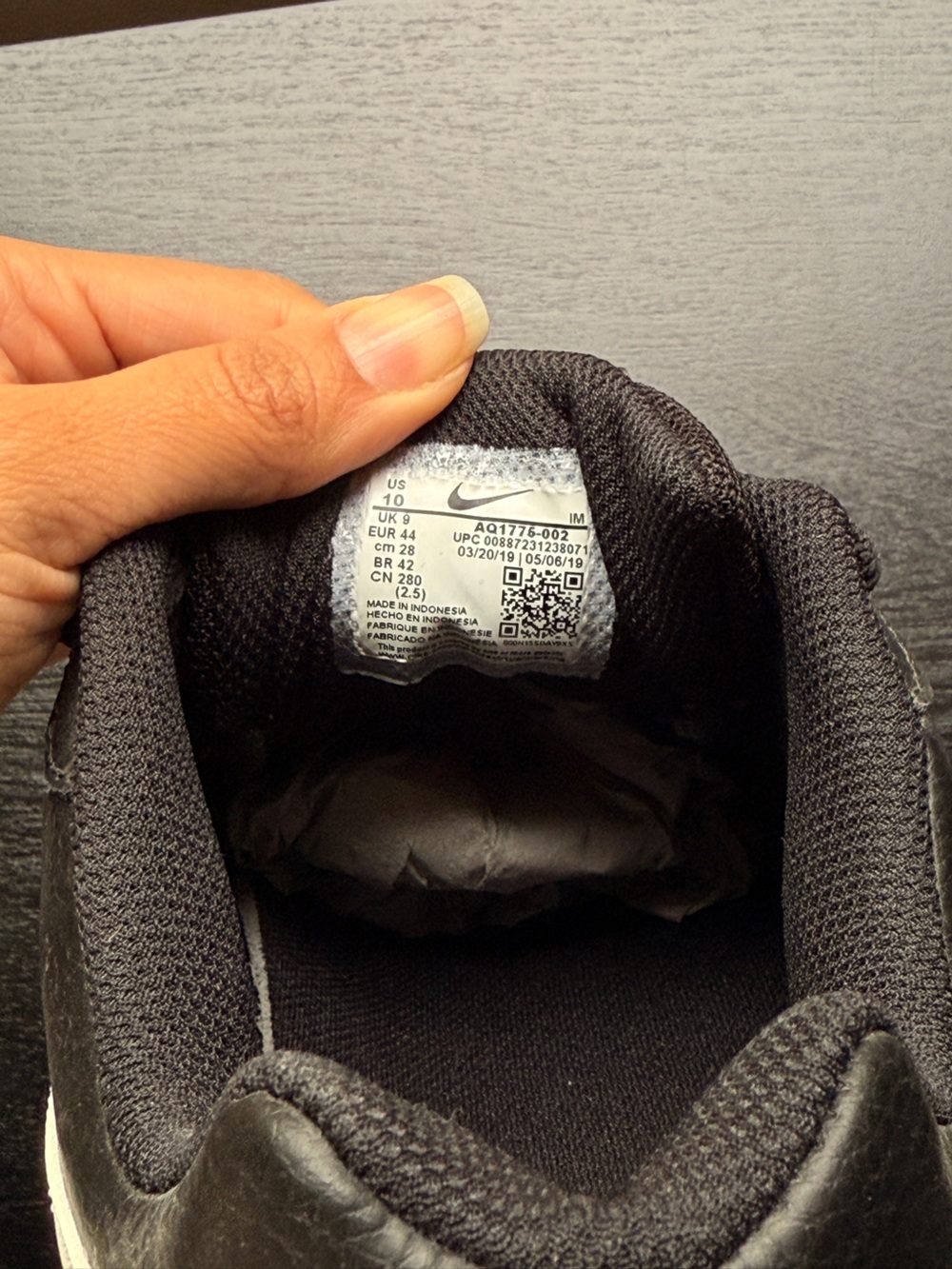 NWOT Nike Ebernon low sneakers - Picture 5 of 8